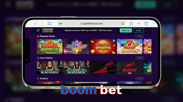 Main screen of Boom Bet ios page for PK players