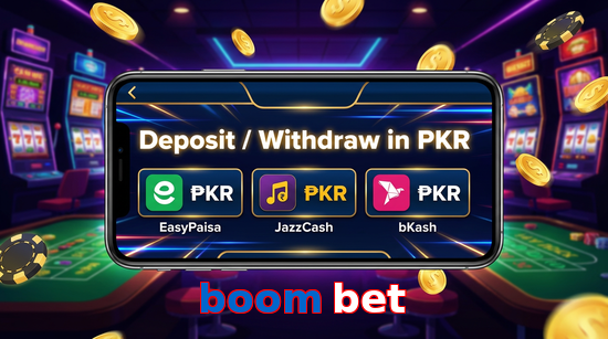 Game list for Boom Bet pk section
